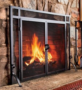 Fireplace Screen - Mesh