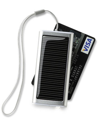 Mini Solar Power Pack with Flashlight
