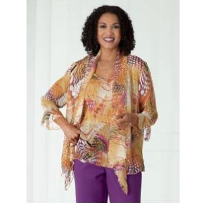 Beautiful Print Blouse Set