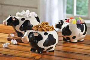 Cow Snack Bowls